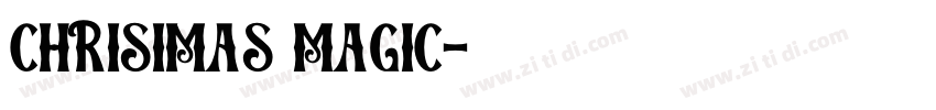 chrisimas magic字体转换